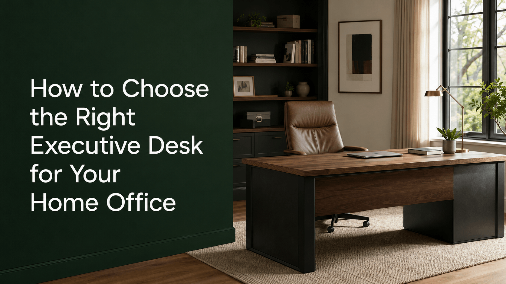 How to Choose the Right Executive Desk for Your Home Office