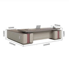 Natural L-Shaped Executive Desk with Side Cabinet - LBZ-411 - product image 7