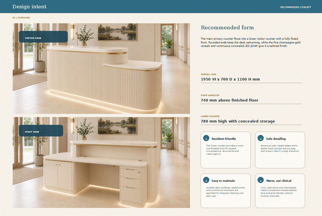 Reception Desk Tailored jdt-k094 Main image