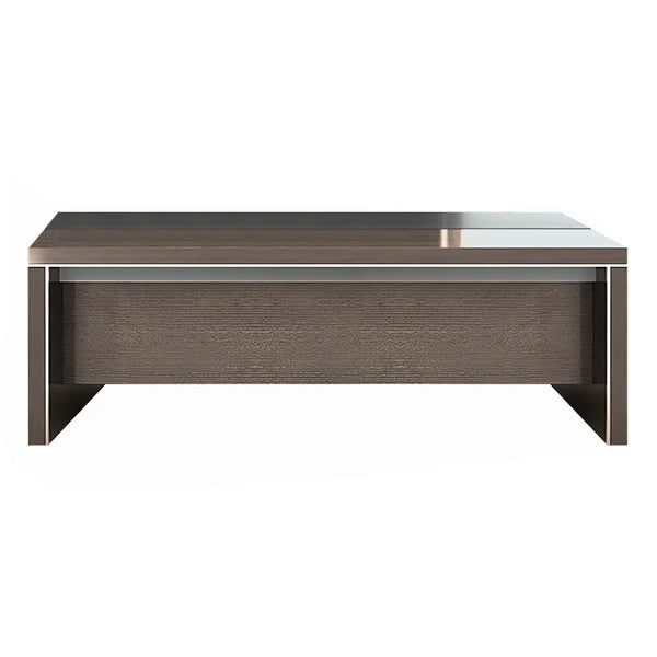 black marble modern l shaped executive desk kaguyasuLBZ 2135 main images 13
