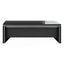 black marble modern l shaped executive desk kaguyasuLBZ 2135 main images 3