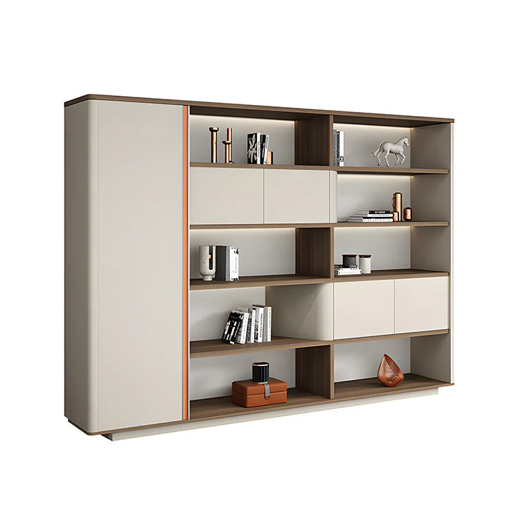 Bookcase | Display Cabinet With Glass Doors And Lights | Kaguyasu Secondary image