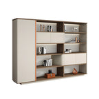 bookcase display cabinet with glass doors and lights kaguyasuMG LBG CH31 main images 2