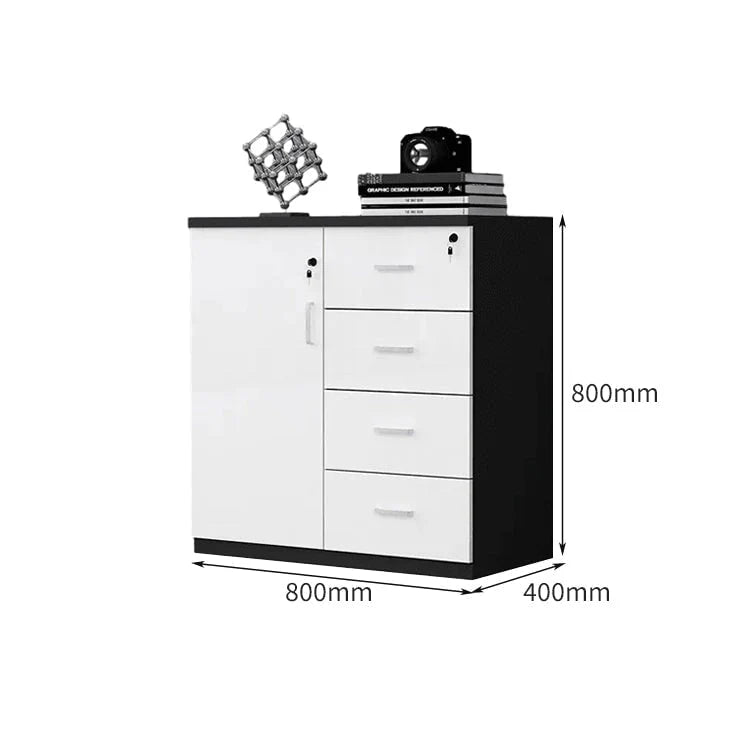 chic sideboard cabinet lockable bookcase kaguyasuCWG C077 detailed images 14
