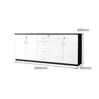 chic sideboard cabinet lockable bookcase kaguyasuCWG C077 detailed images 19
