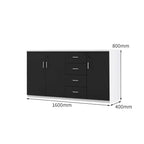 chic sideboard cabinet lockable bookcase kaguyasuCWG C077 detailed images 3