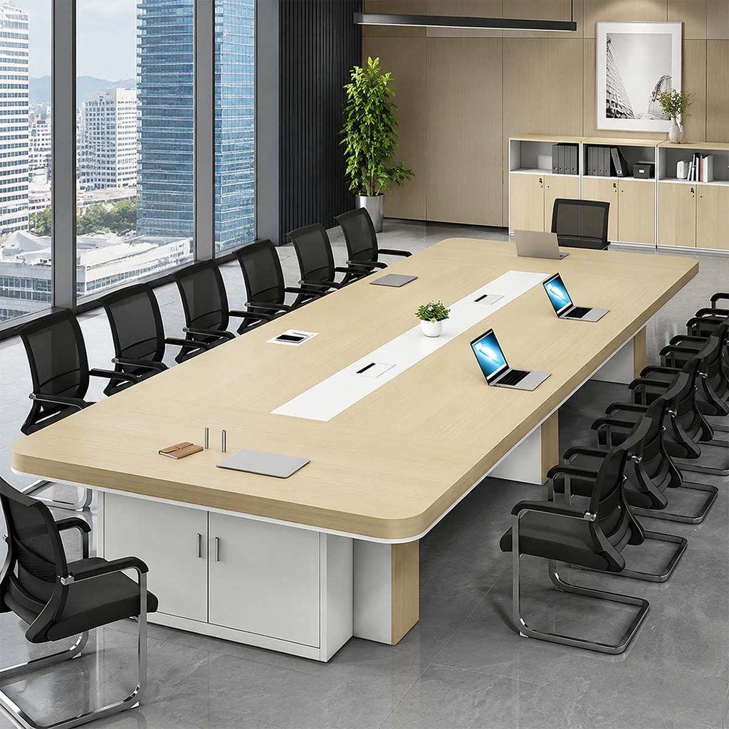 collaborative meeting table large modern office computer deskHYZ 1048 main images 4