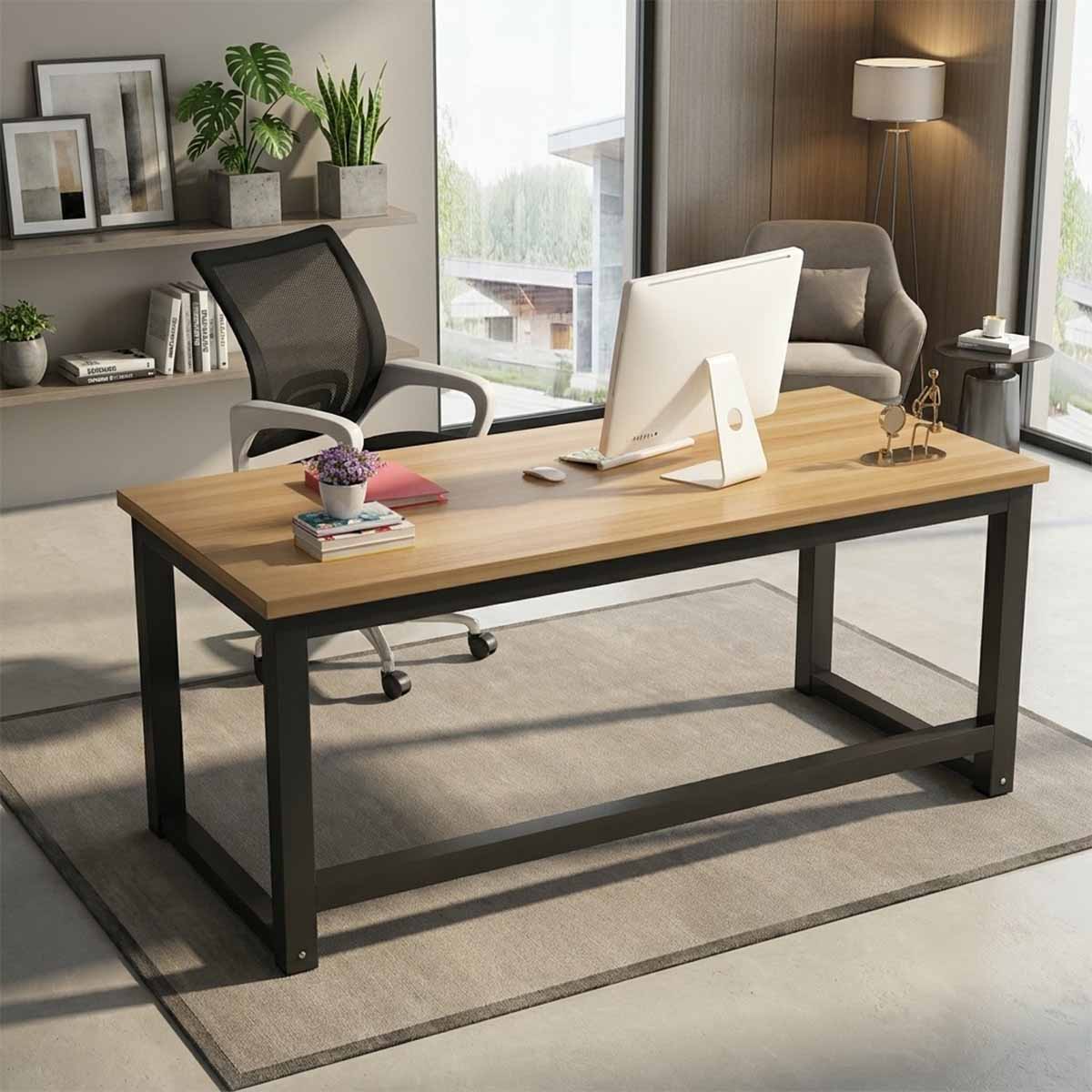 computer desk heavy duty office desk kaguyasuBGZ k 014 main images 2