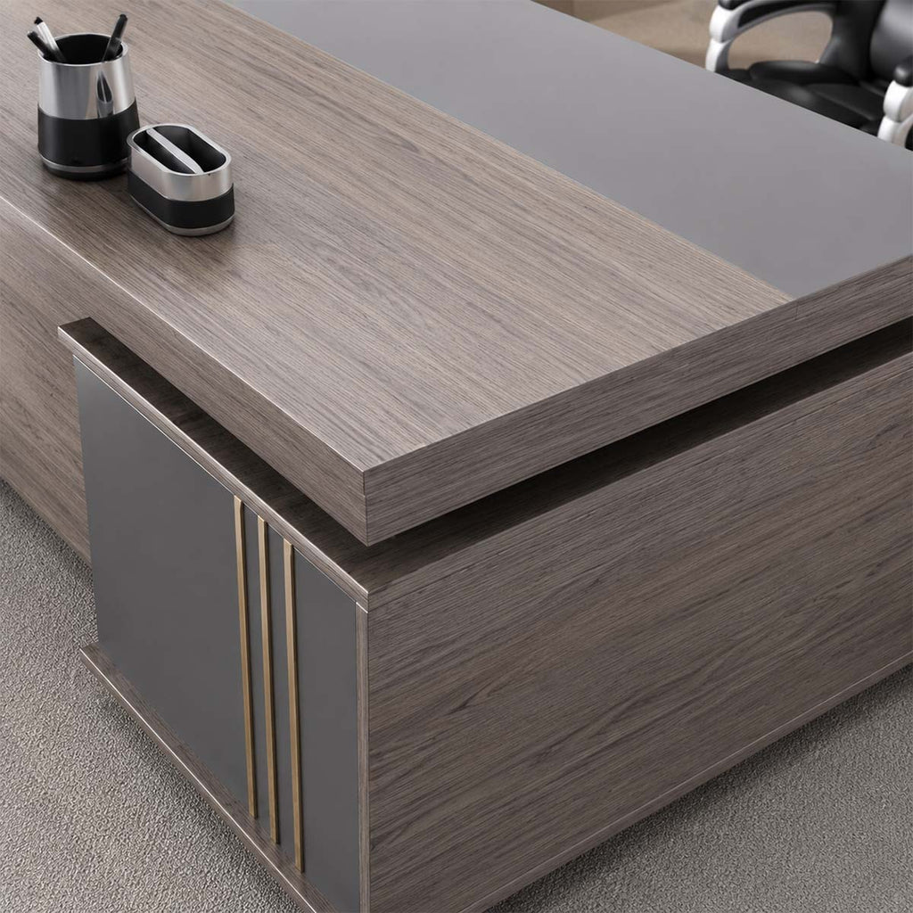 Black Walnut Desk - Large CEO Office Desk - product image 6