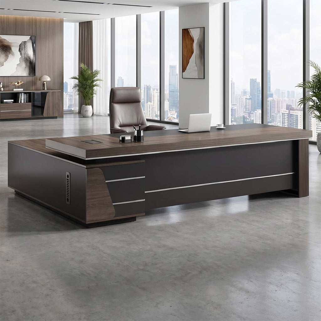 executive corner desk modern l shaped office desk kaguyasuLBZ 2070 main images 3