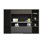 executive desk real wood l shaped office desk kaguyasuLBZ 1065 main images 3