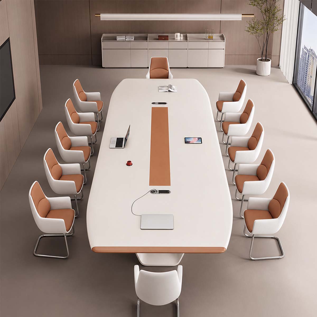 executive office table wood conference computer desk kaguyasuHYZ 2119 main images 2 Main image