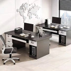 home office computer desk desk with 2 drawers kaguyasuBGZ 2022 main images 7