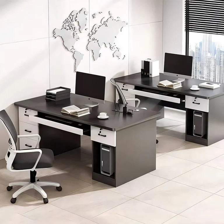 home office computer desk desk with 2 drawers kaguyasuBGZ 2022 main images 7
