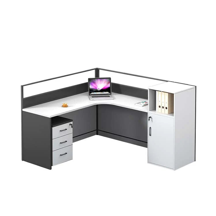 L Shaped Office Desk | Work Station | Kaguyasu Secondary image