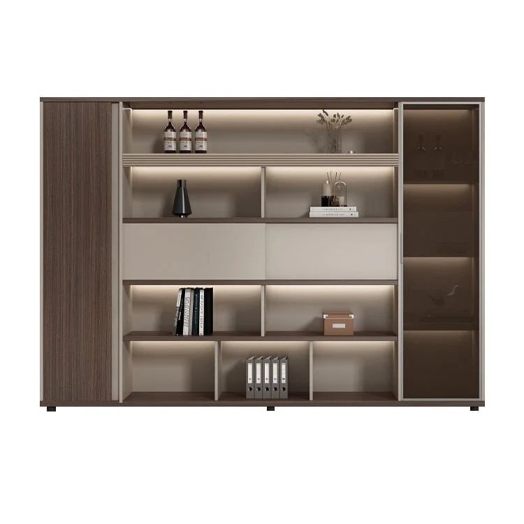 Large Brown Bookcase | Cabinets and Display Cabinets | Kaguyasu Secondary image