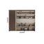 large brown bookcase cabinets and display cabinets kaguyasuLBG K005 main images 6