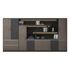 luxury desk l shaped executive desk with storage drawers kaguyasuLBZ 2147 main images 22