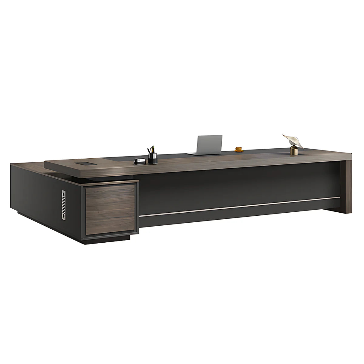 luxury desk l shaped executive desk with storage drawers kaguyasuLBZ 2147 main images 25