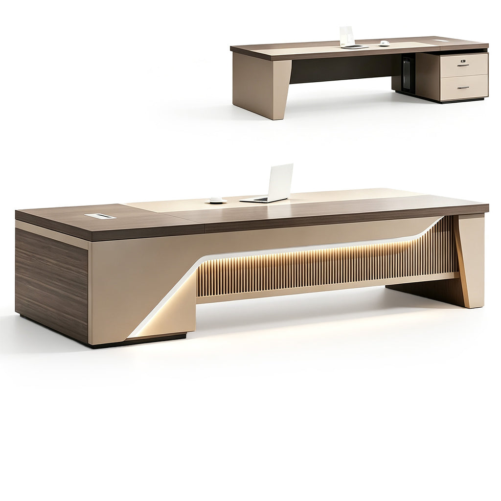 luxury executive office desk desk with filing cabinet kaguyasuLBZ 2109 main images 23
