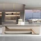 luxury executive office desk desk with filing cabinet kaguyasuLBZ 2109 main images 25