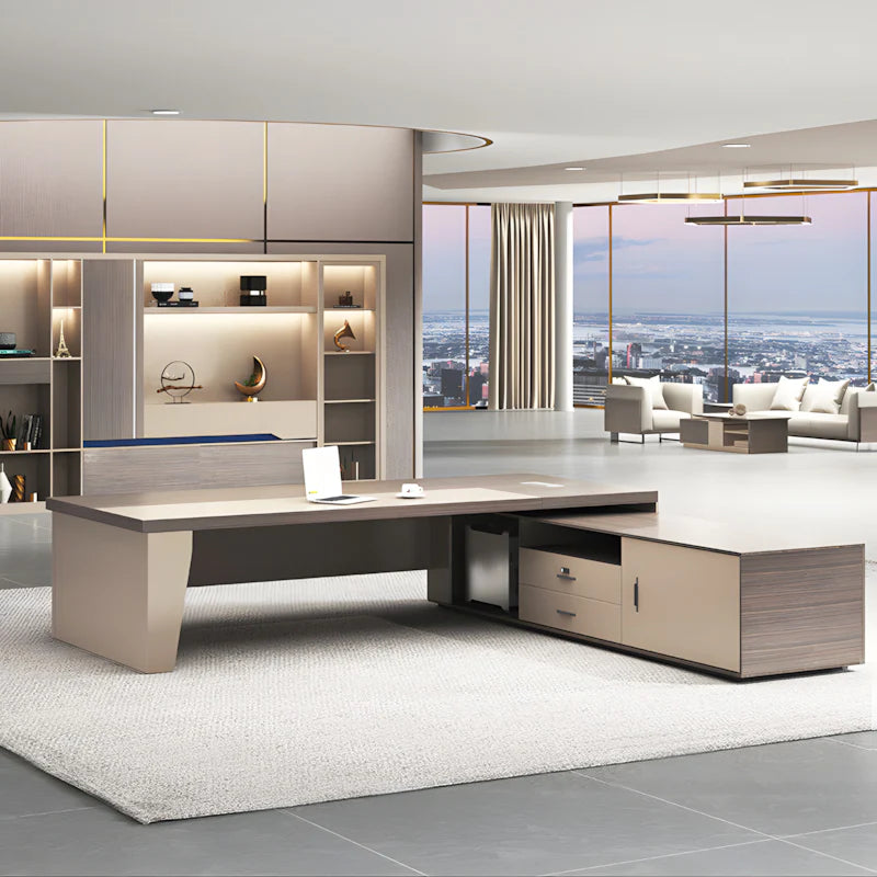 luxury executive office desk desk with filing cabinet kaguyasuLBZ 2109 main images 28