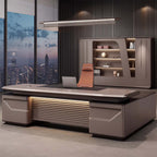 main image modern designer executive desk with side cabinet LBZ M098 2