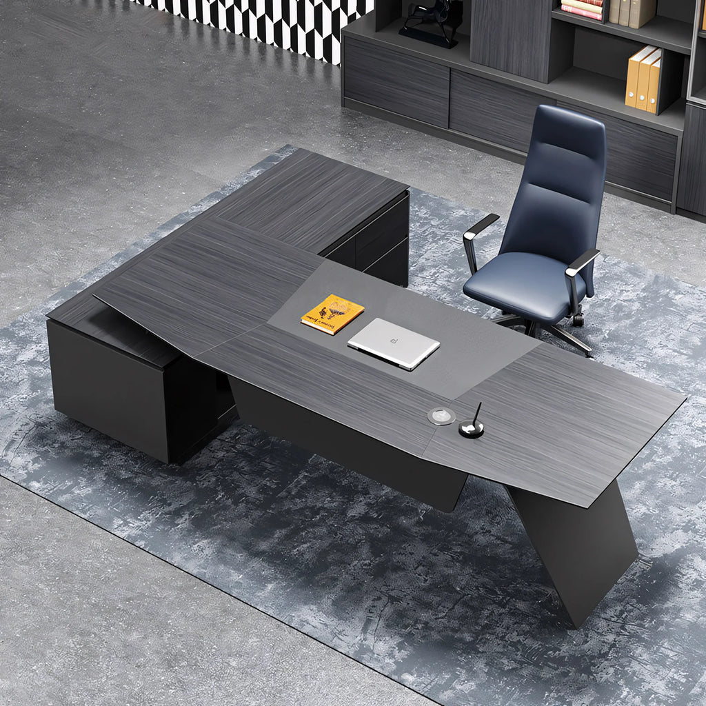 manager desk l shaped executive desk kaguyasuLBZ 10111 4