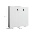 minimalist bookshelf unit white steel cupboard display kaguyasuCWG C080 main image 20