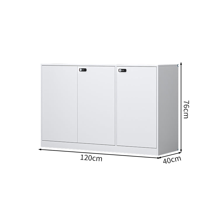 minimalist bookshelf unit white steel cupboard display kaguyasuCWG C080 main image 6