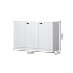 minimalist bookshelf unit white steel cupboard display kaguyasuCWG C080 main image 6