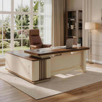 minimalist corner desk executive desk with lock kaguyasuLBZ 7214 main images