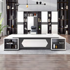 modern boss desk two tone l shaped executive desk kaguyasuLBZ 2191 main images 40