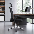 modern office chair ergonomic black office chair with mesh back kaguyasuBGY 39 main images 2