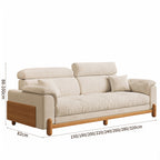 modern sofas versatile l shaped sofas wood frame sofa suite kaguyasuBSF K080 main images 5