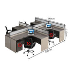 office desk corner workstation l shape computer desk kaguyasuBGZ C040 detailed images 19