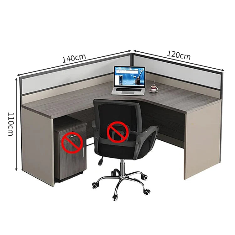 Office Desk | Corner Workstation | L Shape Computer Desk | Kaguyasu Secondary image