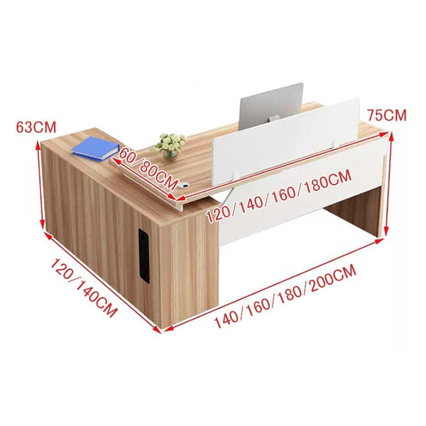 office desk with drawers modern corner desk kaguyasuBGZ k 160 main images 22