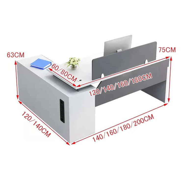 office desk with drawers modern corner desk kaguyasuBGZ k 160 main images 23