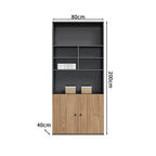 premium executive bookcase oak display cabinet design kaguyasuCWG S056 detailed images 16