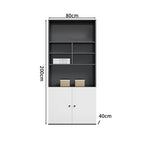 premium executive bookcase oak display cabinet design kaguyasuCWG S056 detailed images 20