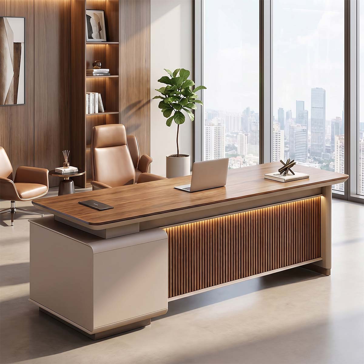 premium office desk executive desk with storage kaguyasuLBZ 2332 main images 1