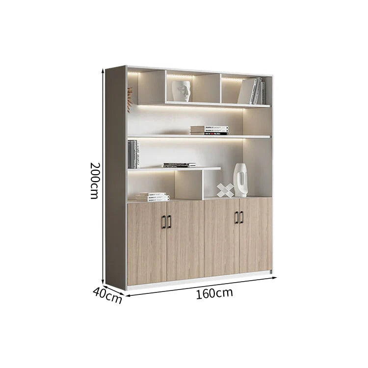 premium white bookcase cabinets and display cabinets kaguyasuCWG K098 detailed images 17