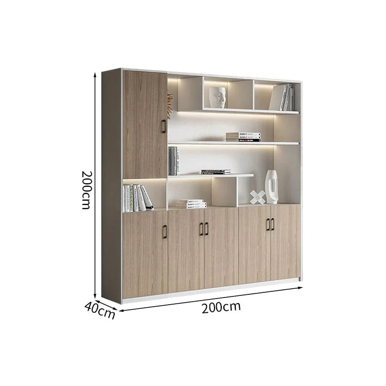 premium white bookcase cabinets and display cabinets kaguyasuCWG K098 detailed images 18