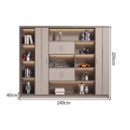 robust shelf shelving large capacity wood bookcase kaguyasuCWG K054 detailed images 18