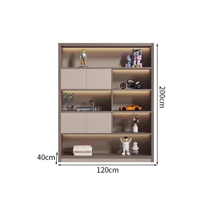 robust shelf shelving large capacity wood bookcase kaguyasuCWG K054 detailed images 2