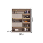 robust shelf shelving large capacity wood bookcase kaguyasuCWG K054 detailed images 2