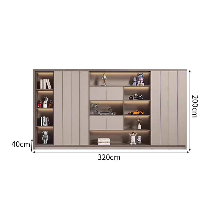 robust shelf shelving large capacity wood bookcase kaguyasuCWG K054 detailed images 7