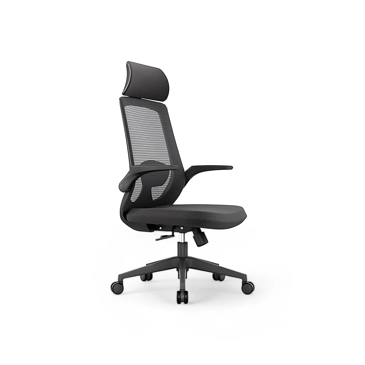 s curve ergonomic office chair black mesh work chair kaguyasuBGY 303 main images 3