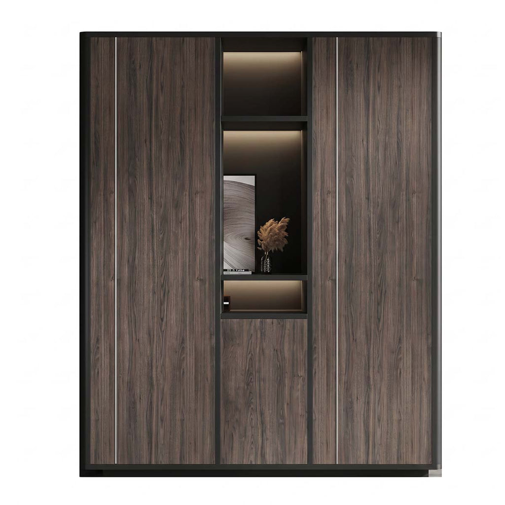Walnut Desk - Executive Desk with Credenza - product image 9